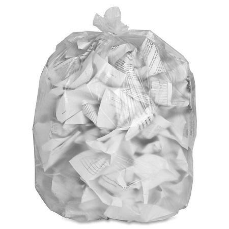 20" x 22" Regular Clear Garbage Bags – Case of 500