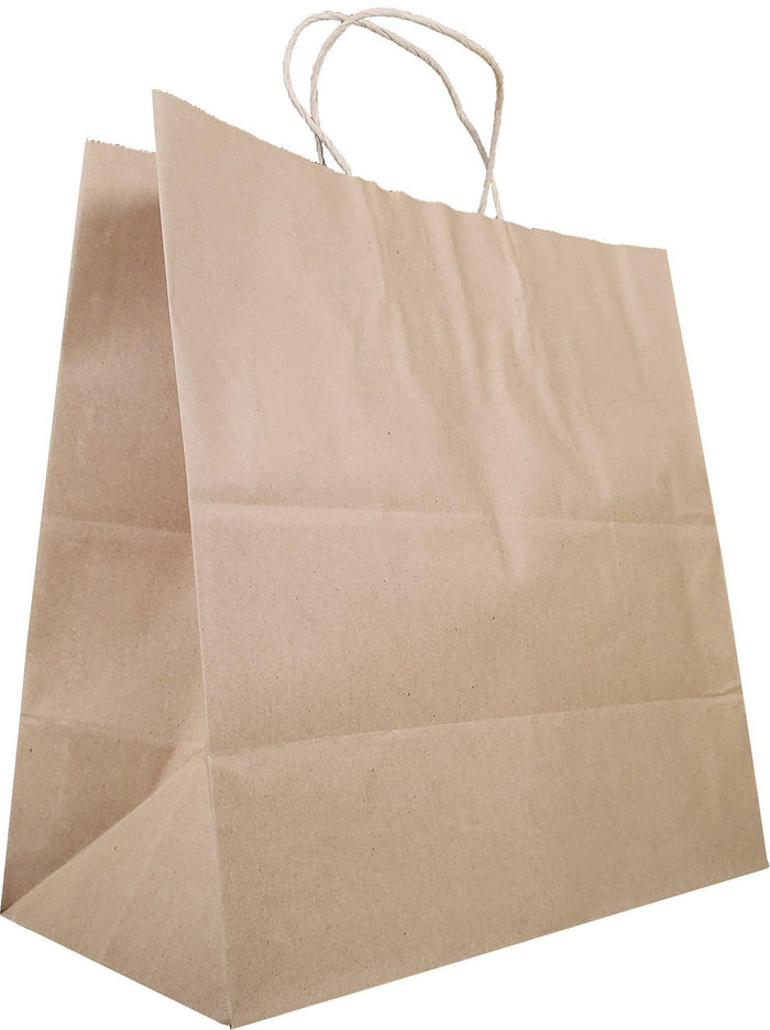 13x7x 13 Kraft Paper Bag with Twisted Handle (200/Case)