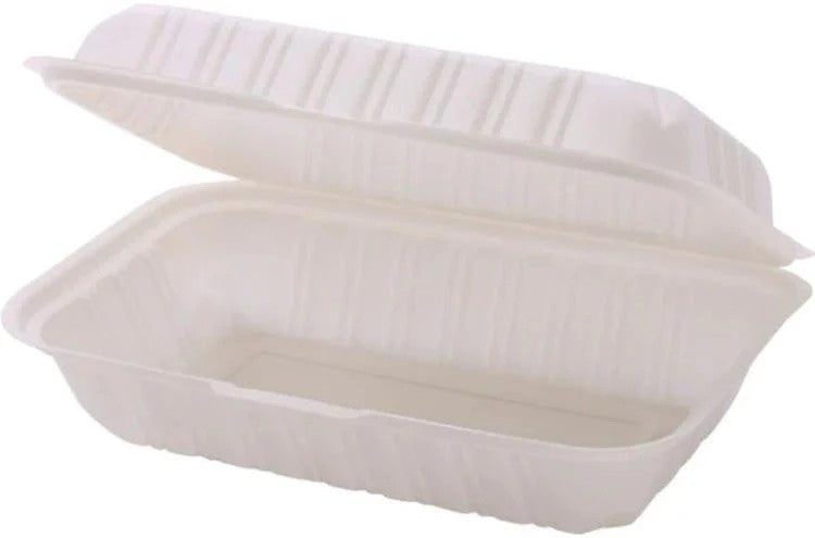9x6x3 MFPP Hinged Microwavable Container 150/cs