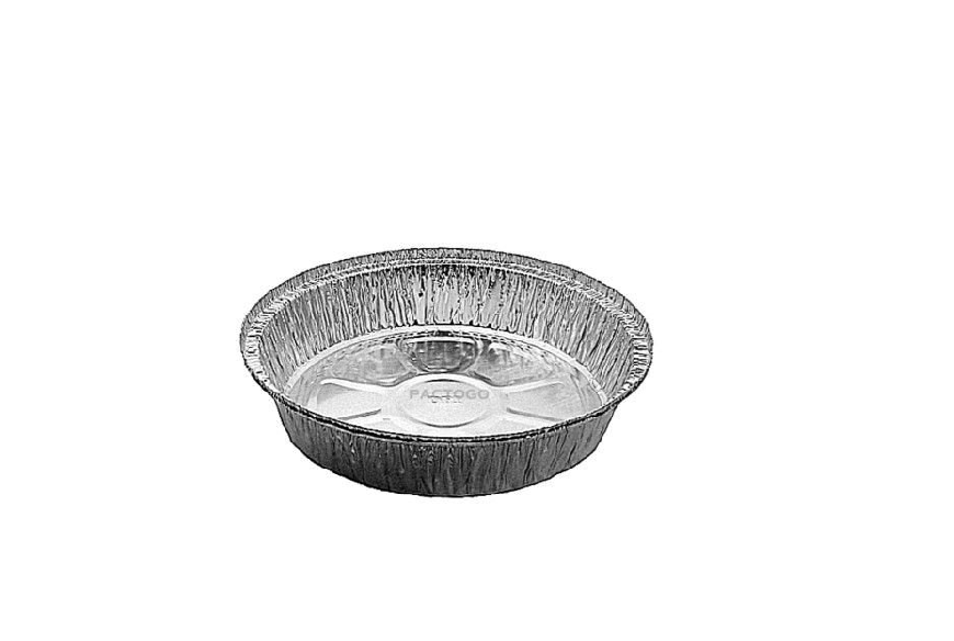 Ecodine Containers 8″ Round Aluminum Container – 500/Case – EcoDine Containers Inc.