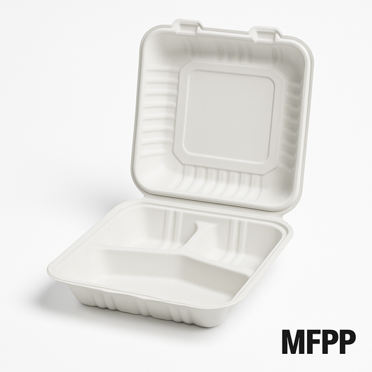 9x9x3  MFPP 3-Compartment Container 150/cs