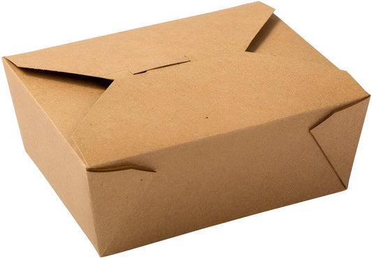 Kraft Paper Takeout Box # 4 96 OZ 200/CS