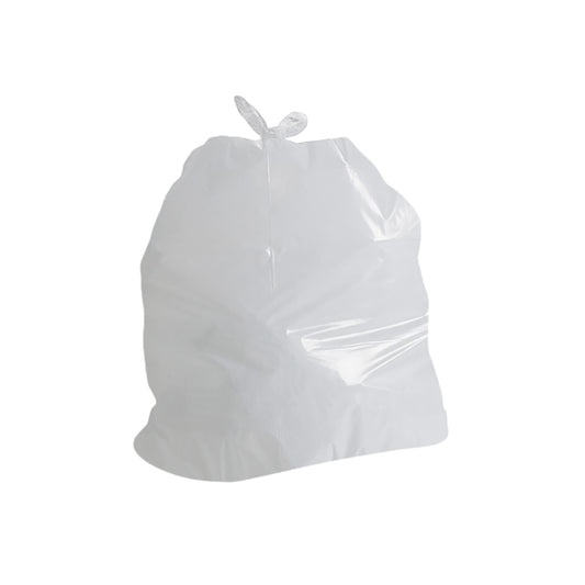 20x22 Regular White Garbage Bags 500/cs