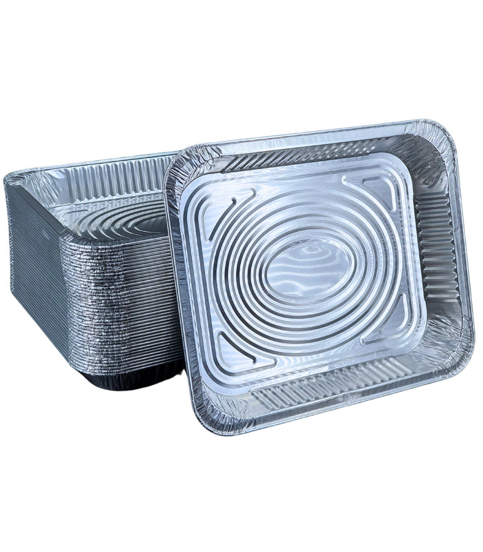 Ecodine Containers Half Size Shallow Aluminium Steam Pans 100 Per Case – EcoDine ...